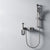 Classic Shower System Adjustable Spray Pattern Swivel Shower Combo with Slide Bar Grey Spray Gun Included Clearhalo 'Bathroom Remodel & Bathroom Fixtures' 'Home Improvement' 'home_improvement' 'home_improvement_shower_faucets' 'Shower Faucets & Systems' 'shower_faucets' 'Showers & Bathtubs Plumbing' 'Showers & Bathtubs' 7157349
