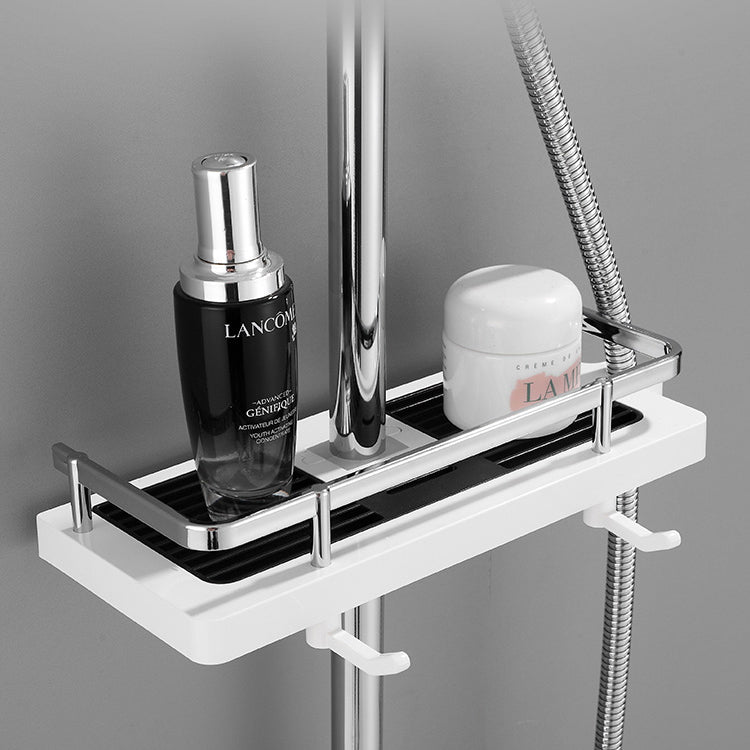 Shower System Rain Handheld Shower Head Wall mounted Adjustable Water Flow Shower System Clearhalo 'Bathroom Remodel & Bathroom Fixtures' 'Home Improvement' 'home_improvement' 'home_improvement_shower_faucets' 'Shower Faucets & Systems' 'shower_faucets' 'Showers & Bathtubs Plumbing' 'Showers & Bathtubs' 7157656