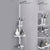 Shower System Rain Handheld Shower Head Wall mounted Adjustable Water Flow Shower System Light Gray Temperature Control Clearhalo 'Bathroom Remodel & Bathroom Fixtures' 'Home Improvement' 'home_improvement' 'home_improvement_shower_faucets' 'Shower Faucets & Systems' 'shower_faucets' 'Showers & Bathtubs Plumbing' 'Showers & Bathtubs' 7157662