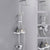 Shower System Rain Handheld Shower Head Wall mounted Adjustable Water Flow Shower System Silvery White Temperature Control Clearhalo 'Bathroom Remodel & Bathroom Fixtures' 'Home Improvement' 'home_improvement' 'home_improvement_shower_faucets' 'Shower Faucets & Systems' 'shower_faucets' 'Showers & Bathtubs Plumbing' 'Showers & Bathtubs' 7157665