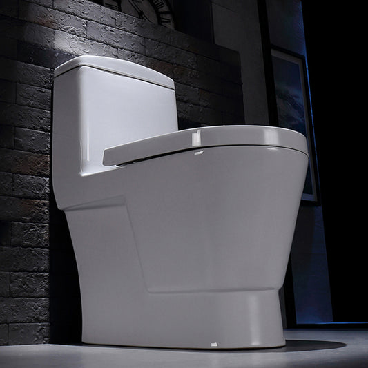 Porcelain Modern Toilet Floor Mounted One Piece Toilet Bowl Toilet Clearhalo 'Bathroom Remodel & Bathroom Fixtures' 'Home Improvement' 'home_improvement' 'home_improvement_toilets' 'Toilets & Bidets' 'Toilets' 7158832