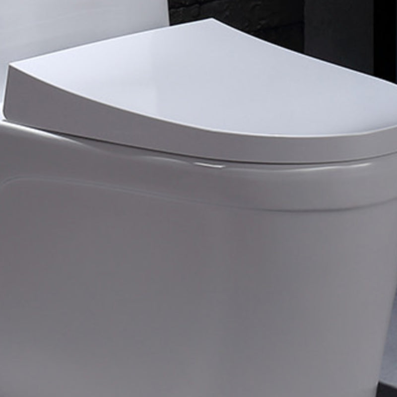 Porcelain Modern Toilet Floor Mounted One Piece Toilet Bowl Toilet Clearhalo 'Bathroom Remodel & Bathroom Fixtures' 'Home Improvement' 'home_improvement' 'home_improvement_toilets' 'Toilets & Bidets' 'Toilets' 7158837
