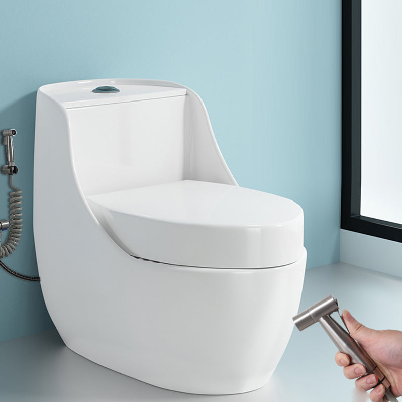 Siphon Jet Porcelain Modern Toilet All In One Floor Mounted Toilet Clearhalo 'Bathroom Remodel & Bathroom Fixtures' 'Home Improvement' 'home_improvement' 'home_improvement_toilets' 'Toilets & Bidets' 'Toilets' 7158859
