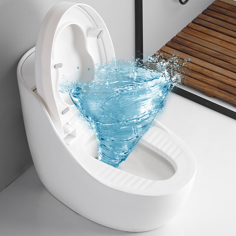 Siphon Jet Porcelain Modern Toilet All In One Floor Mounted Toilet Clearhalo 'Bathroom Remodel & Bathroom Fixtures' 'Home Improvement' 'home_improvement' 'home_improvement_toilets' 'Toilets & Bidets' 'Toilets' 7158860
