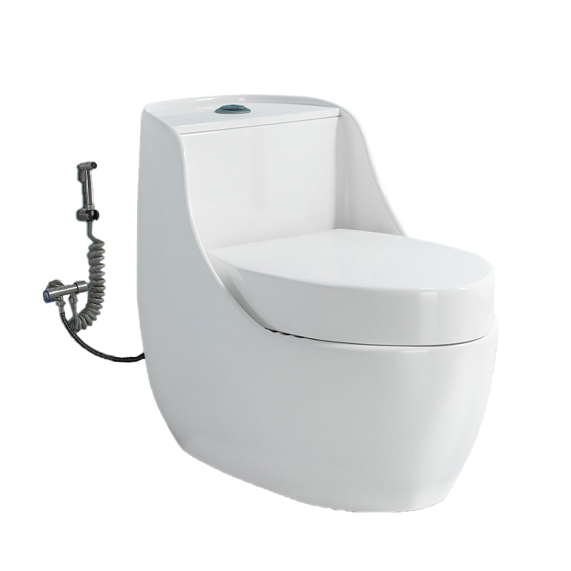 Siphon Jet Porcelain Modern Toilet All In One Floor Mounted Toilet Clearhalo 'Bathroom Remodel & Bathroom Fixtures' 'Home Improvement' 'home_improvement' 'home_improvement_toilets' 'Toilets & Bidets' 'Toilets' 7158862