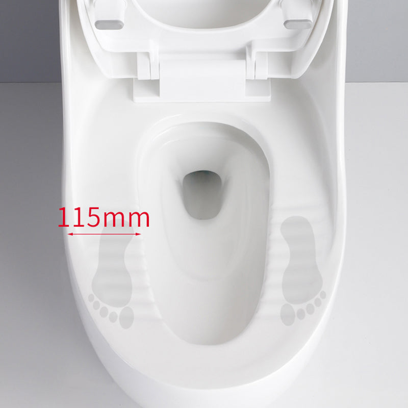 Siphon Jet Porcelain Modern Toilet All In One Floor Mounted Toilet Clearhalo 'Bathroom Remodel & Bathroom Fixtures' 'Home Improvement' 'home_improvement' 'home_improvement_toilets' 'Toilets & Bidets' 'Toilets' 7158864