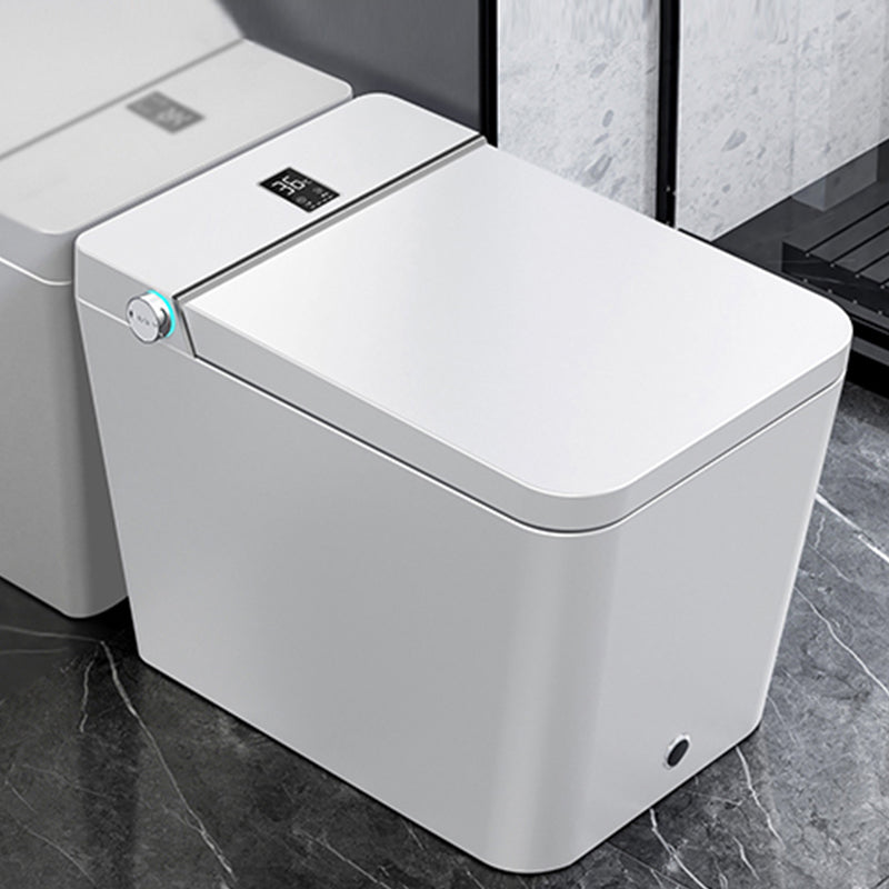 Modern Floor Mount Flush Toilet Siphon Jet Urine Toilet with Heated Seat for Bathroom White Clearhalo 'Bathroom Remodel & Bathroom Fixtures' 'Home Improvement' 'home_improvement' 'home_improvement_toilets' 'Toilets & Bidets' 'Toilets' 7158872