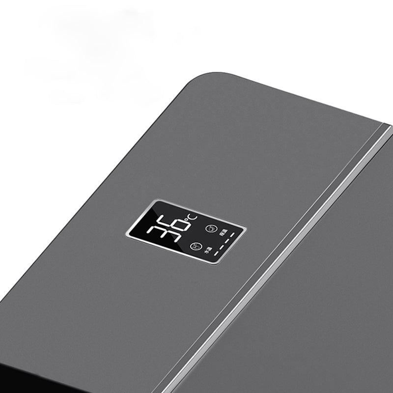 Modern Floor Mount Flush Toilet Siphon Jet Urine Toilet with Heated Seat for Bathroom Clearhalo 'Bathroom Remodel & Bathroom Fixtures' 'Home Improvement' 'home_improvement' 'home_improvement_toilets' 'Toilets & Bidets' 'Toilets' 7158878