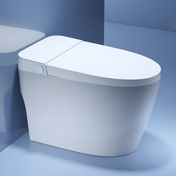 Modern Toilet Bowl One Piece Toilet Floor Mounted Siphon Jet Porcelain Toilet White Clearhalo 'Bathroom Remodel & Bathroom Fixtures' 'Home Improvement' 'home_improvement' 'home_improvement_toilets' 'Toilets & Bidets' 'Toilets' 7158922