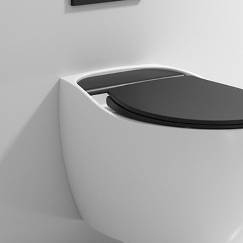 Wall Mount Modern Flush Toilet Porcelain Single Flush Toilet Clearhalo 'Bathroom Remodel & Bathroom Fixtures' 'Home Improvement' 'home_improvement' 'home_improvement_toilets' 'Toilets & Bidets' 'Toilets' 7158950