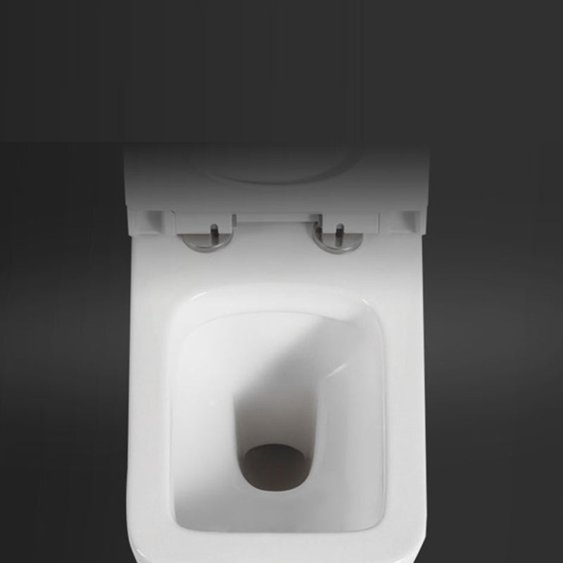 Modern Wall Mount Toilet White Toilet Bowl with Seat for Washroom Clearhalo 'Bathroom Remodel & Bathroom Fixtures' 'Home Improvement' 'home_improvement' 'home_improvement_toilets' 'Toilets & Bidets' 'Toilets' 7158968