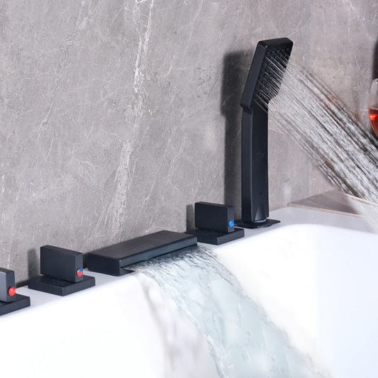 Freestanding Acrylic Bathtub Rectangular Modern Soaking Bath Clearhalo 'Bathroom Remodel & Bathroom Fixtures' 'Bathtubs' 'Home Improvement' 'home_improvement' 'home_improvement_bathtubs' 'Showers & Bathtubs' 7159086