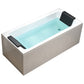 Soaking Back to Wall Bathtub Antique Finish Rectangular Modern Bath Tub Clearhalo 'Bathroom Remodel & Bathroom Fixtures' 'Bathtubs' 'Home Improvement' 'home_improvement' 'home_improvement_bathtubs' 'Showers & Bathtubs' 7159110