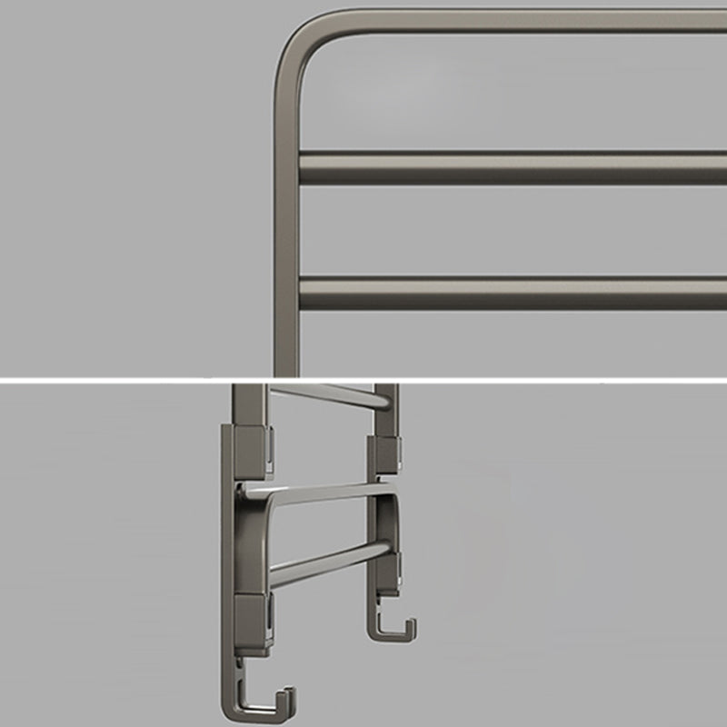 Modern Bath Hardware Set Grey Bath Shelf Paper Holder Bathroom Set Clearhalo 'Bathroom Hardware Sets' 'Bathroom Hardware' 'Bathroom Remodel & Bathroom Fixtures' 'bathroom_hardware_sets' 'Home Improvement' 'home_improvement' 'home_improvement_bathroom_hardware_sets' 7159441