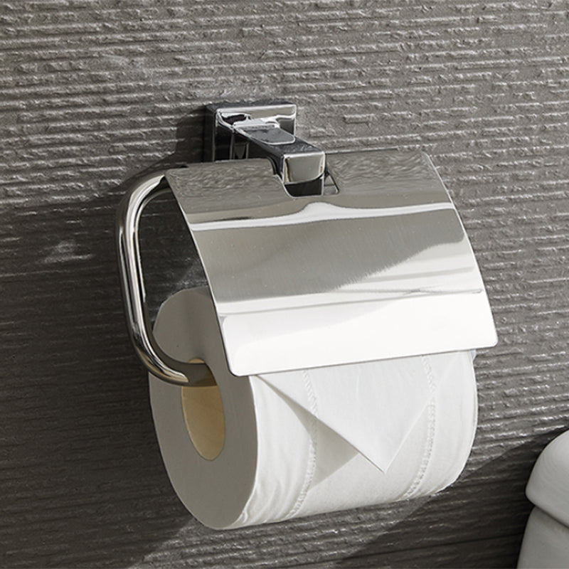 Modern Bathroom Accessories Hardware Set Paper Holder Stainless Steel Bathroom Set Clearhalo 'Bathroom Hardware Sets' 'Bathroom Hardware' 'Bathroom Remodel & Bathroom Fixtures' 'bathroom_hardware_sets' 'Home Improvement' 'home_improvement' 'home_improvement_bathroom_hardware_sets' 7159612