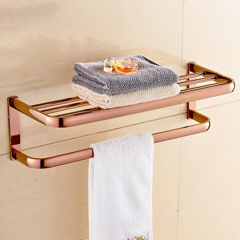 6 Piece Bathroom Accessory Set Vintage Brass Bath Hardware Set Towel Rack Clearhalo 'Bathroom Hardware Sets' 'Bathroom Hardware' 'Bathroom Remodel & Bathroom Fixtures' 'bathroom_hardware_sets' 'Home Improvement' 'home_improvement' 'home_improvement_bathroom_hardware_sets' 7159651