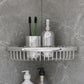 Matte Metal Bathroom Accessory Set 2 Piece Modern Bath Shelf Silver 1 Piece Clearhalo 'Bathroom Hardware Sets' 'Bathroom Hardware' 'Bathroom Remodel & Bathroom Fixtures' 'bathroom_hardware_sets' 'Home Improvement' 'home_improvement' 'home_improvement_bathroom_hardware_sets' 7159750