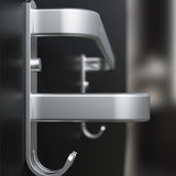7 Piece Bathroom Accessory Set Modern Aluminum Bathroom Set in Silver