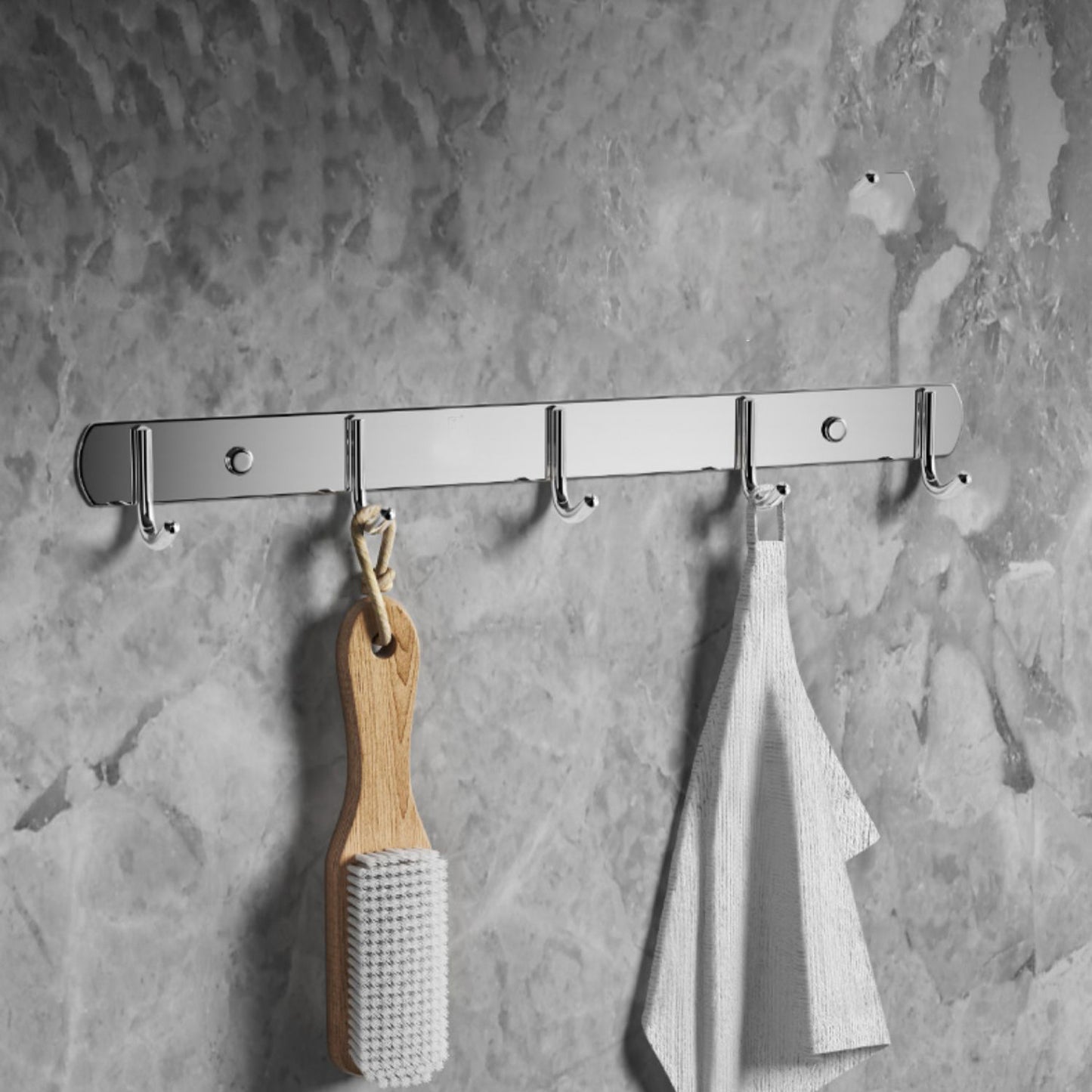 Modern Bathroom Accessory as Individualor as a Set Polished Chrome Bathroom Set Clearhalo 'Bathroom Hardware Sets' 'Bathroom Hardware' 'Bathroom Remodel & Bathroom Fixtures' 'bathroom_hardware_sets' 'Home Improvement' 'home_improvement' 'home_improvement_bathroom_hardware_sets' 7159834