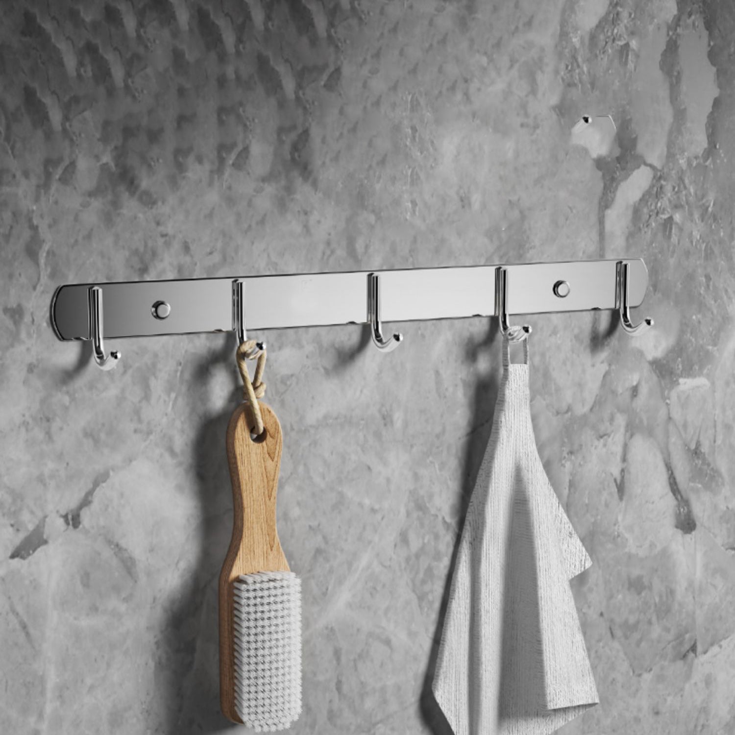 Modern Bathroom Accessory as Individualor as a Set Polished Chrome Bathroom Set Clearhalo 'Bathroom Hardware Sets' 'Bathroom Hardware' 'Bathroom Remodel & Bathroom Fixtures' 'bathroom_hardware_sets' 'Home Improvement' 'home_improvement' 'home_improvement_bathroom_hardware_sets' 7159834