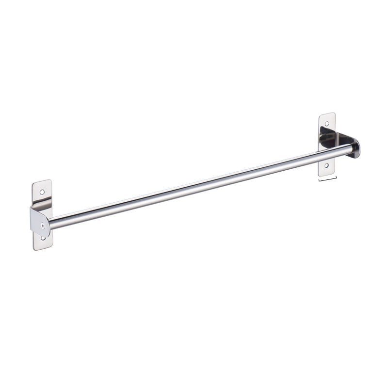 3-Piece Stainless Steel Bathroom Accessory Set Modern Chrome Slipper Stand 1 Piece Clearhalo 'Bathroom Hardware Sets' 'Bathroom Hardware' 'Bathroom Remodel & Bathroom Fixtures' 'bathroom_hardware_sets' 'Home Improvement' 'home_improvement' 'home_improvement_bathroom_hardware_sets' 7159952