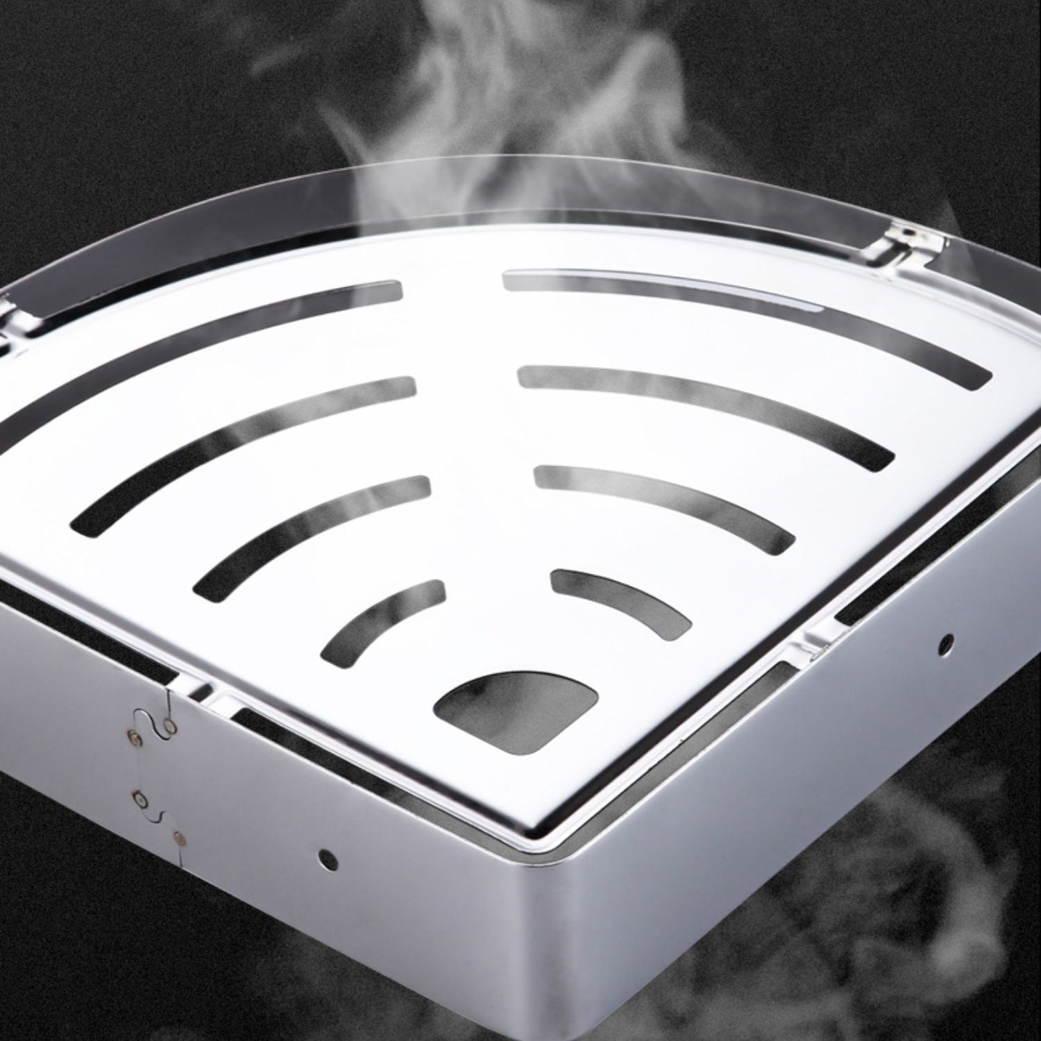 Modern Stainless Steel Bathroom Accessory Set Rectangular & Triangle Bath Shelf Clearhalo 'Bathroom Hardware Sets' 'Bathroom Hardware' 'Bathroom Remodel & Bathroom Fixtures' 'bathroom_hardware_sets' 'Home Improvement' 'home_improvement' 'home_improvement_bathroom_hardware_sets' 7159992