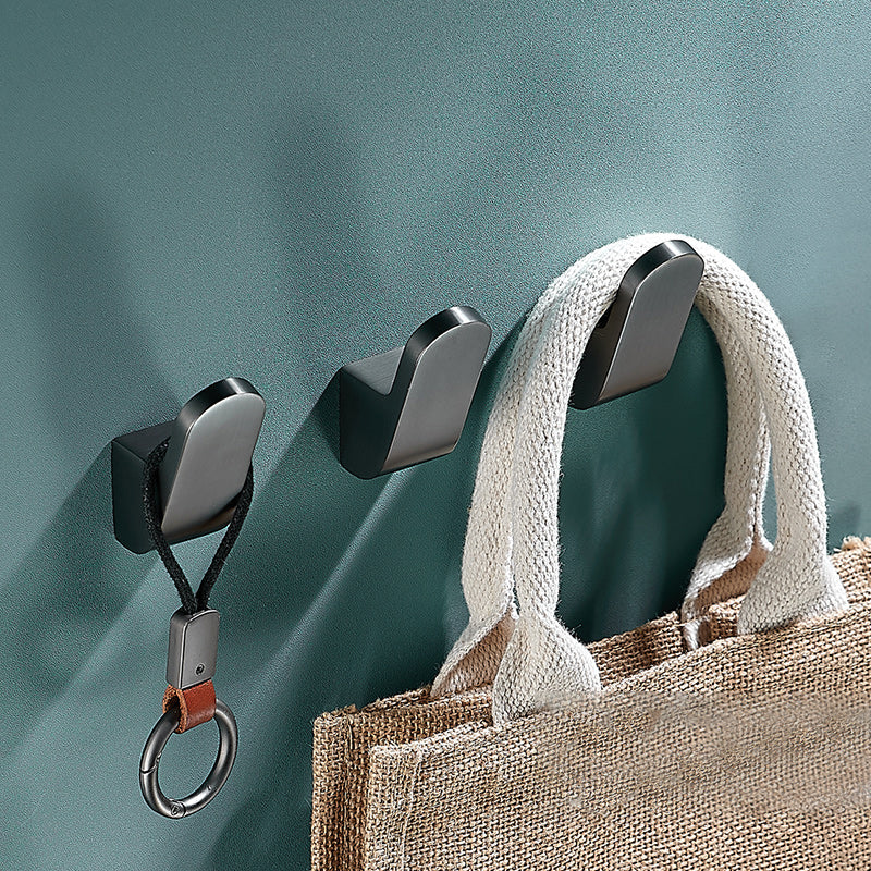 Brass 5 Piece Bathroom Accessory Set Vintage Metal Robe Hooks Grey 3 Piece Set Towel Robe Hook Clearhalo 'Bathroom Hardware Sets' 'Bathroom Hardware' 'Bathroom Remodel & Bathroom Fixtures' 'bathroom_hardware_sets' 'Home Improvement' 'home_improvement' 'home_improvement_bathroom_hardware_sets' 7159999