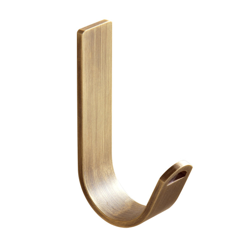 Brass 5 Piece Bathroom Accessory Set Vintage Metal Robe Hooks Clearhalo 'Bathroom Hardware Sets' 'Bathroom Hardware' 'Bathroom Remodel & Bathroom Fixtures' 'bathroom_hardware_sets' 'Home Improvement' 'home_improvement' 'home_improvement_bathroom_hardware_sets' 7160007