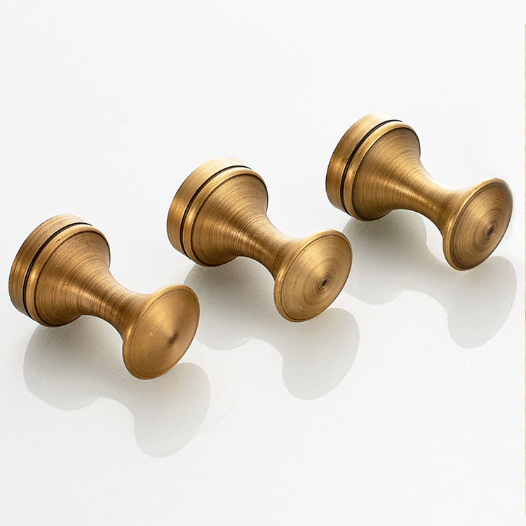 5 Piece Traditional Bathroom Accessory Set Brushed Brass Robe Hooks Clearhalo 'Bathroom Hardware Sets' 'Bathroom Hardware' 'Bathroom Remodel & Bathroom Fixtures' 'bathroom_hardware_sets' 'Home Improvement' 'home_improvement' 'home_improvement_bathroom_hardware_sets' 7160026