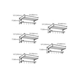 Contemporary Bath Hardware Set in Stainless Steel Chrome Robe Hooks/Towel Bar Clearhalo 'Bathroom Hardware Sets' 'Bathroom Hardware' 'Bathroom Remodel & Bathroom Fixtures' 'bathroom_hardware_sets' 'Home Improvement' 'home_improvement' 'home_improvement_bathroom_hardware_sets' 7160066