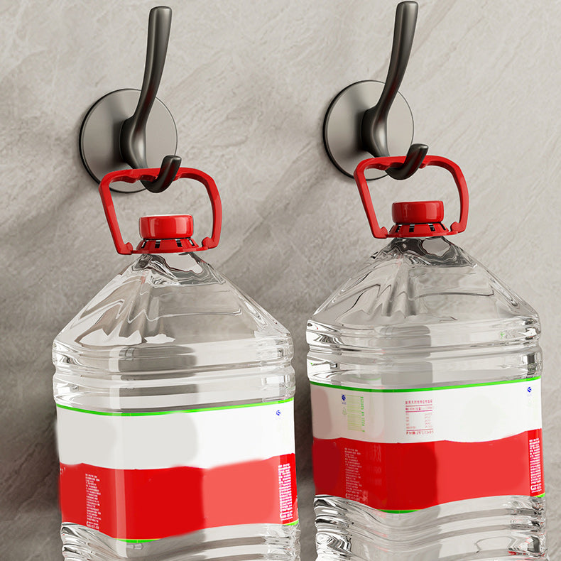 10 Piece Bathroom Accessory Set Modern Matte Grey Robe Hooks Clearhalo 'Bathroom Hardware Sets' 'Bathroom Hardware' 'Bathroom Remodel & Bathroom Fixtures' 'bathroom_hardware_sets' 'Home Improvement' 'home_improvement' 'home_improvement_bathroom_hardware_sets' 7160102