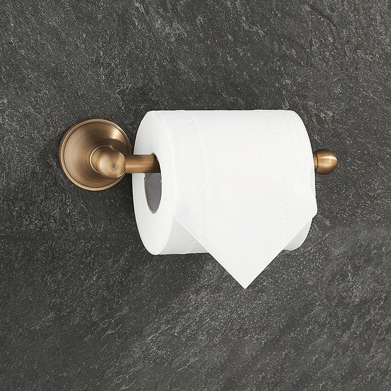 Vintage Bronze Bathroom Set Traditional Bathroom Accessory as Individual or as a Set Toilet Paper Holder Clearhalo 'Bathroom Hardware Sets' 'Bathroom Hardware' 'Bathroom Remodel & Bathroom Fixtures' 'bathroom_hardware_sets' 'Home Improvement' 'home_improvement' 'home_improvement_bathroom_hardware_sets' 7160164