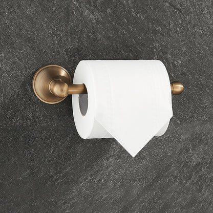 Vintage Bronze Bathroom Set Traditional Bathroom Accessory as Individual or as a Set Toilet Paper Holder Clearhalo 'Bathroom Hardware Sets' 'Bathroom Hardware' 'Bathroom Remodel & Bathroom Fixtures' 'bathroom_hardware_sets' 'Home Improvement' 'home_improvement' 'home_improvement_bathroom_hardware_sets' 7160164