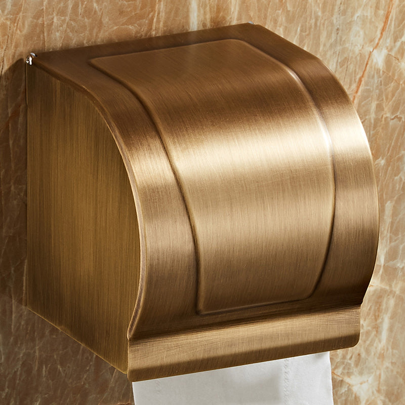 Vintage Bronze Bathroom Set Traditional Bathroom Accessory as Individual or as a Set Paper Holder（4.7"L） Clearhalo 'Bathroom Hardware Sets' 'Bathroom Hardware' 'Bathroom Remodel & Bathroom Fixtures' 'bathroom_hardware_sets' 'Home Improvement' 'home_improvement' 'home_improvement_bathroom_hardware_sets' 7160170