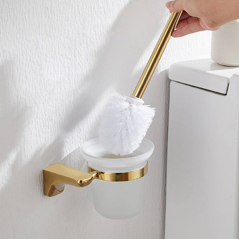 2 Piece Metal Bathroom Accessory Set Traditional Toilet Brush and Holder Set Clearhalo 'Bathroom Hardware Sets' 'Bathroom Hardware' 'Bathroom Remodel & Bathroom Fixtures' 'bathroom_hardware_sets' 'Home Improvement' 'home_improvement' 'home_improvement_bathroom_hardware_sets' 7160241