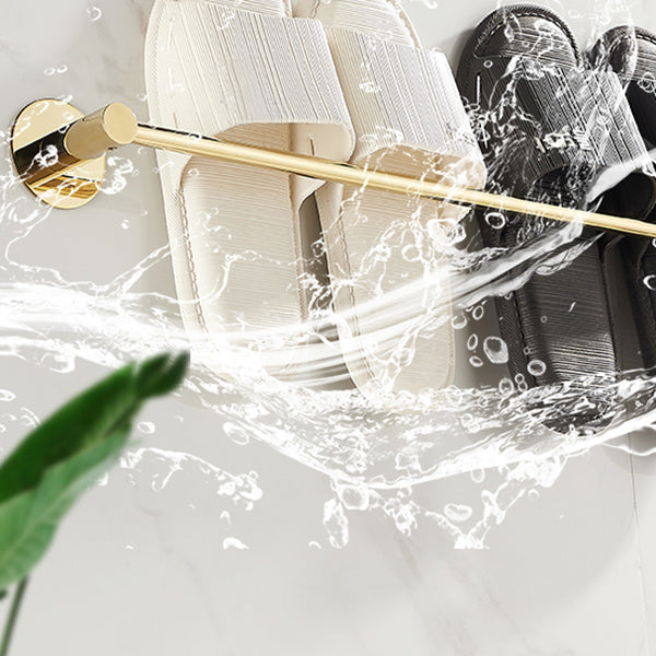 2 Piece Bathroom Hardware Set Modern Stainless-steel Slipper Rack Clearhalo 'Bathroom Hardware Sets' 'Bathroom Hardware' 'Bathroom Remodel & Bathroom Fixtures' 'bathroom_hardware_sets' 'Home Improvement' 'home_improvement' 'home_improvement_bathroom_hardware_sets' 7160272