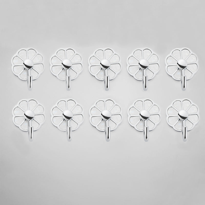 Polished 10 Piece Bathroom Accessory Set Metal Corrosion-resistant Robe Hook Silver 10 Piece Set Clearhalo 'Bathroom Hardware Sets' 'Bathroom Hardware' 'Bathroom Remodel & Bathroom Fixtures' 'bathroom_hardware_sets' 'Home Improvement' 'home_improvement' 'home_improvement_bathroom_hardware_sets' 7160385