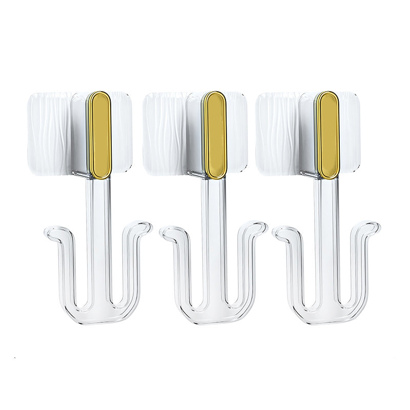 5 Piece Bathroom Hardware Set 6.29" Tall Robe Hooks in Modern Style White 3 Piece Set Clearhalo 'Bathroom Hardware Sets' 'Bathroom Hardware' 'Bathroom Remodel & Bathroom Fixtures' 'bathroom_hardware_sets' 'Home Improvement' 'home_improvement' 'home_improvement_bathroom_hardware_sets' 7160430