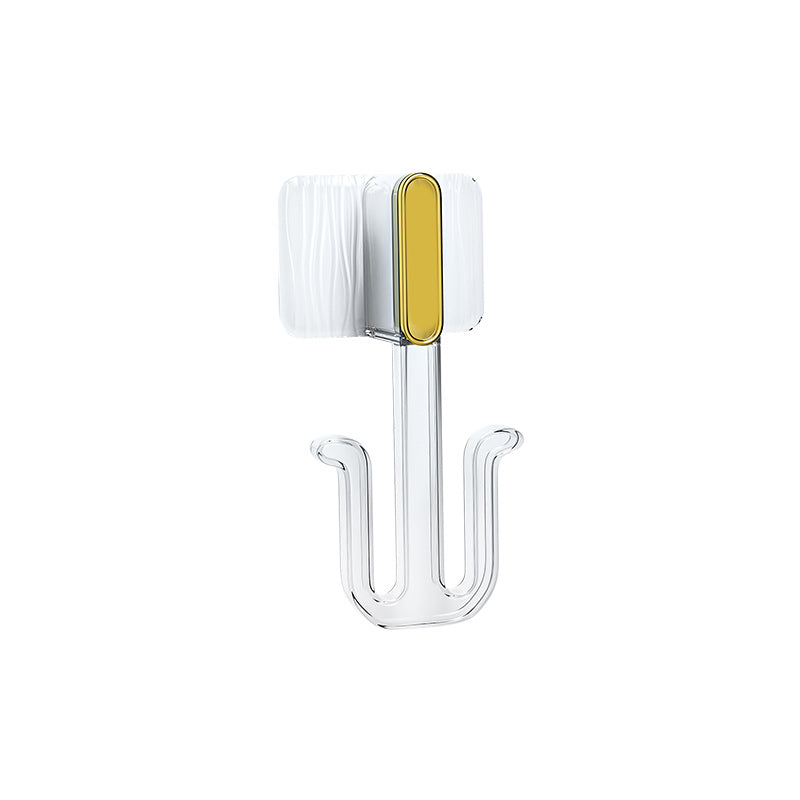 5 Piece Bathroom Hardware Set 6.29" Tall Robe Hooks in Modern Style White 1 Piece Clearhalo 'Bathroom Hardware Sets' 'Bathroom Hardware' 'Bathroom Remodel & Bathroom Fixtures' 'bathroom_hardware_sets' 'Home Improvement' 'home_improvement' 'home_improvement_bathroom_hardware_sets' 7160433