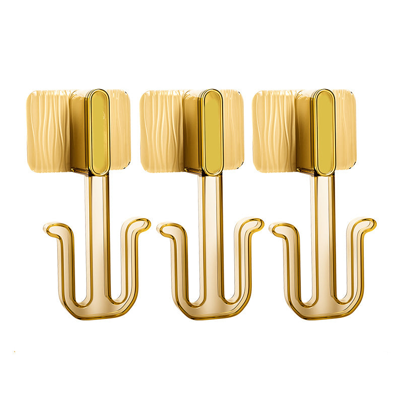 5 Piece Bathroom Hardware Set 6.29" Tall Robe Hooks in Modern Style Orange 3 Piece Set Clearhalo 'Bathroom Hardware Sets' 'Bathroom Hardware' 'Bathroom Remodel & Bathroom Fixtures' 'bathroom_hardware_sets' 'Home Improvement' 'home_improvement' 'home_improvement_bathroom_hardware_sets' 7160437