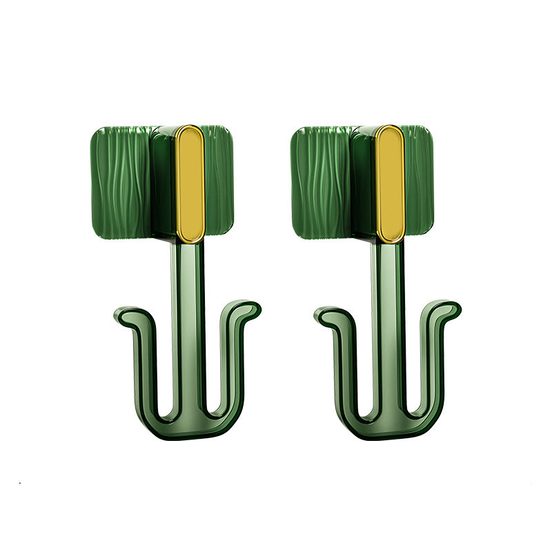 5 Piece Bathroom Hardware Set 6.29" Tall Robe Hooks in Modern Style Green 2 Piece Set Clearhalo 'Bathroom Hardware Sets' 'Bathroom Hardware' 'Bathroom Remodel & Bathroom Fixtures' 'bathroom_hardware_sets' 'Home Improvement' 'home_improvement' 'home_improvement_bathroom_hardware_sets' 7160450