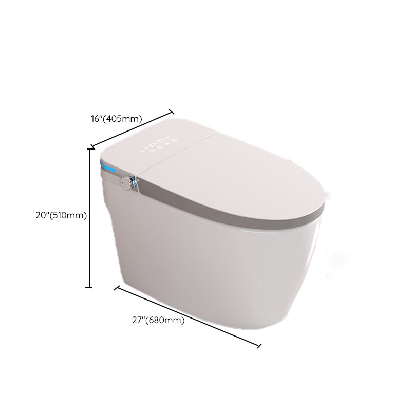 Modern Siphon Jet Toilet Floor Mounted One Piece Toilet Bowl Toilet Clearhalo 'Bathroom Remodel & Bathroom Fixtures' 'Home Improvement' 'home_improvement' 'home_improvement_toilets' 'Toilets & Bidets' 'Toilets' 7160489