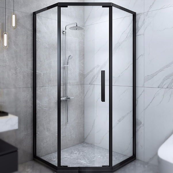 Tempered Glass Shower Enclosure Neo-Angle Clear Shower Enclosure Left Clearhalo 'Bathroom Remodel & Bathroom Fixtures' 'Home Improvement' 'home_improvement' 'home_improvement_shower_stalls_enclosures' 'Shower Stalls & Enclosures' 'shower_stalls_enclosures' 'Showers & Bathtubs' 7161098