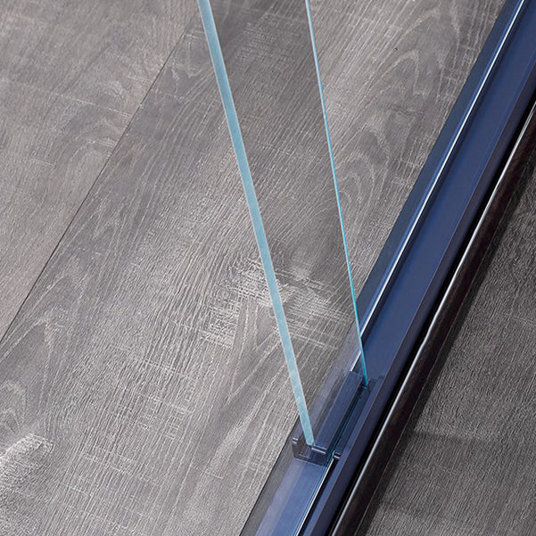 Tempered Glass Shower Enclosure Neo-Angle Clear Shower Enclosure Clearhalo 'Bathroom Remodel & Bathroom Fixtures' 'Home Improvement' 'home_improvement' 'home_improvement_shower_stalls_enclosures' 'Shower Stalls & Enclosures' 'shower_stalls_enclosures' 'Showers & Bathtubs' 7161105