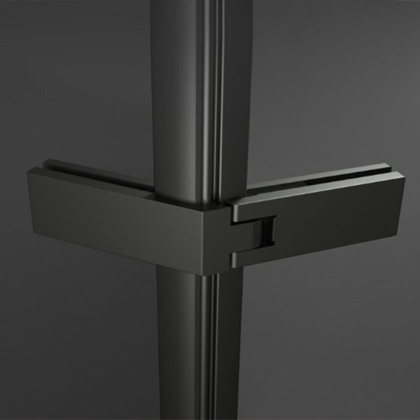 Left Hinged Framed Tempered Shower Enclosure with Fixed Panel Clearhalo 'Bathroom Remodel & Bathroom Fixtures' 'Home Improvement' 'home_improvement' 'home_improvement_shower_stalls_enclosures' 'Shower Stalls & Enclosures' 'shower_stalls_enclosures' 'Showers & Bathtubs' 7161122