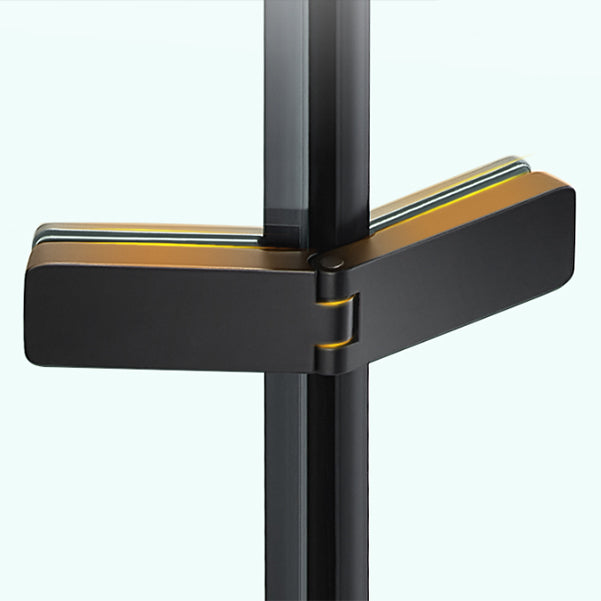 Modern Style Neo-Angle Shower Enclosure Clear Glass Framed Shower Stall Clearhalo 'Bathroom Remodel & Bathroom Fixtures' 'Home Improvement' 'home_improvement' 'home_improvement_shower_stalls_enclosures' 'Shower Stalls & Enclosures' 'shower_stalls_enclosures' 'Showers & Bathtubs' 7161152