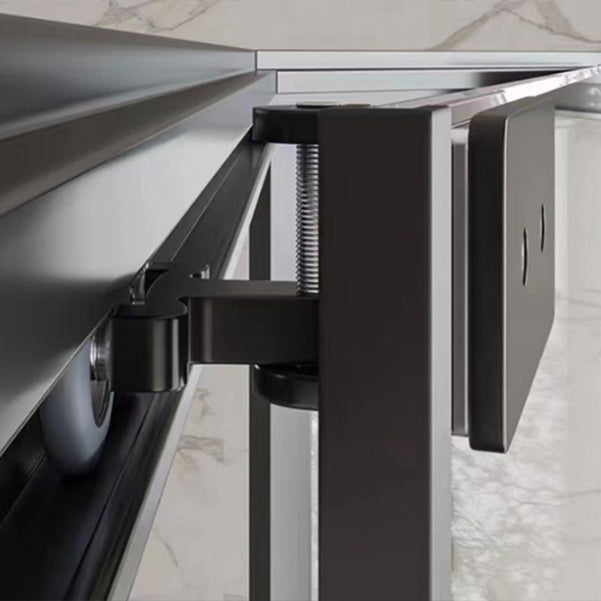 Framed Rectangle Shower Stall Clear Easy Clean Glass Shower Enclosure Clearhalo 'Bathroom Remodel & Bathroom Fixtures' 'Home Improvement' 'home_improvement' 'home_improvement_shower_stalls_enclosures' 'Shower Stalls & Enclosures' 'shower_stalls_enclosures' 'Showers & Bathtubs' 7161330