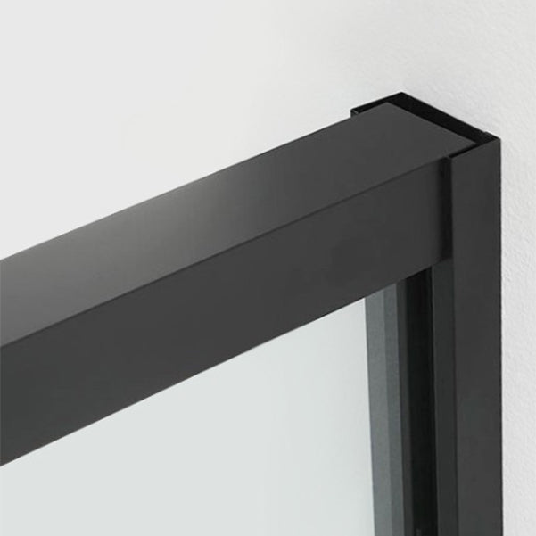 Double Sliding Shower Enclosure Framed Clear Tempered Glass Shower Enclosure Clearhalo 'Bathroom Remodel & Bathroom Fixtures' 'Home Improvement' 'home_improvement' 'home_improvement_shower_stalls_enclosures' 'Shower Stalls & Enclosures' 'shower_stalls_enclosures' 'Showers & Bathtubs' 7161421