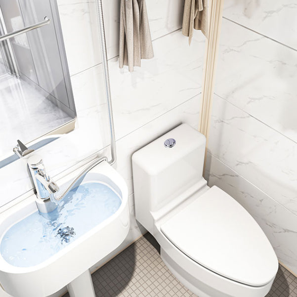 Home Shower Stall Rectangle Shower Stall with Faucet and Rain Shower Clearhalo 'Bathroom Remodel & Bathroom Fixtures' 'Home Improvement' 'home_improvement' 'home_improvement_shower_stalls_enclosures' 'Shower Stalls & Enclosures' 'shower_stalls_enclosures' 'Showers & Bathtubs' 7161473