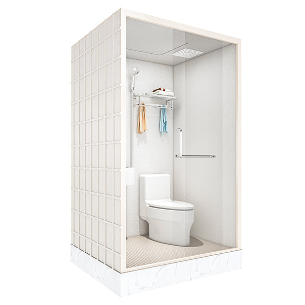 Home Shower Stall Rectangle Shower Stall with Faucet and Rain Shower Clear Glass Clearhalo 'Bathroom Remodel & Bathroom Fixtures' 'Home Improvement' 'home_improvement' 'home_improvement_shower_stalls_enclosures' 'Shower Stalls & Enclosures' 'shower_stalls_enclosures' 'Showers & Bathtubs' 7161474